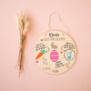 Wooden Sign - Dear Easter Bunny... - UV Printed