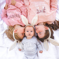 Easter Personalised Crew Neck - Little Bunny - Grey