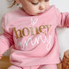 Easter Personalised Crew Neck - Honey Bunny - Pink