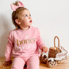 Easter Personalised Crew Neck - Honey Bunny - Pink