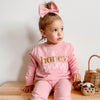 Easter Personalised Crew Neck - Honey Bunny - Pink