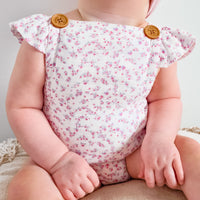 Muslin Button Romper - Eliana