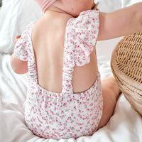 Muslin Button Romper - Eliana