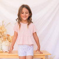 Cozy Ruffle Top - Peach Dust