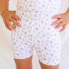 Floral Bike Shorts - Elyce