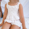 Muslin Ruffle Peplum Top - Elyse