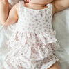 Muslin Ruffle Peplum Top - Elyse