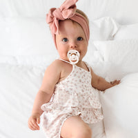 Muslin Ruffle Peplum Top - Elyse