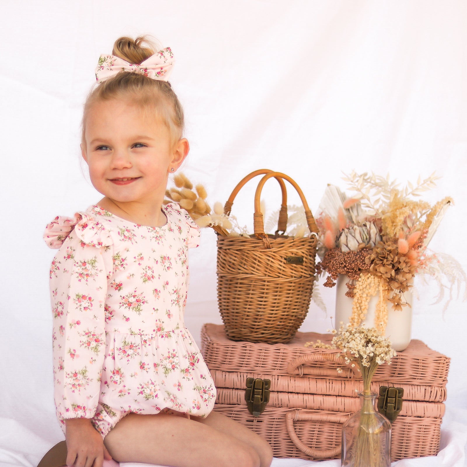 Long Sleeve Zipper Romper - Evie