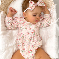 Long Sleeve Zipper Romper - Evie