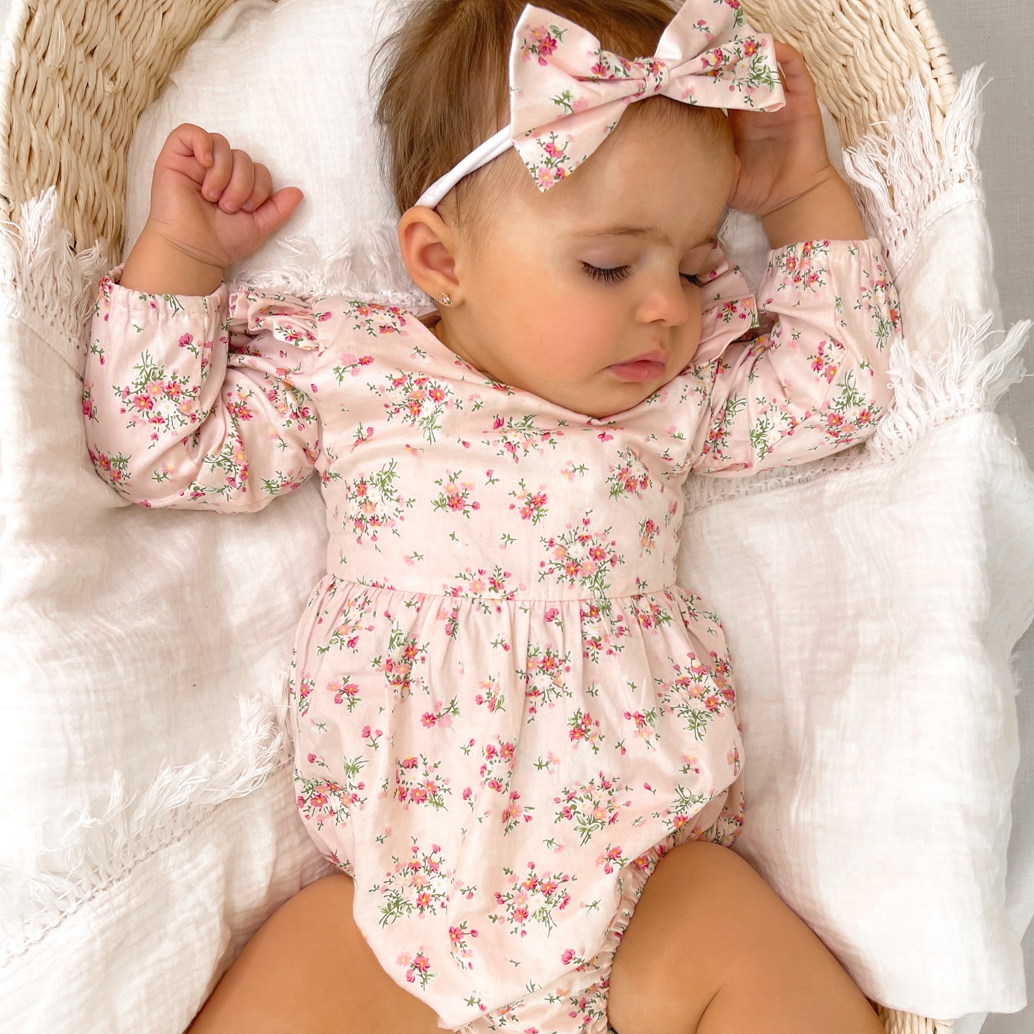 Long Sleeve Zipper Romper - Evie