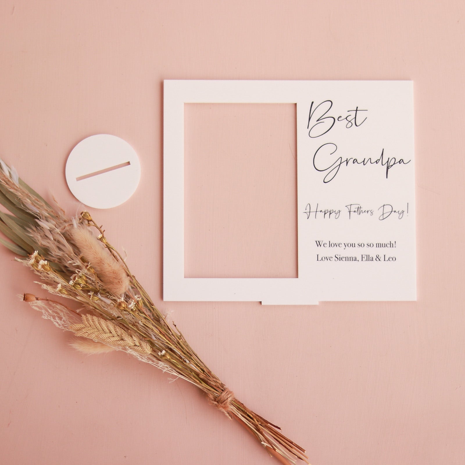 Acrylic Photo Frame - Happy Fathers Day