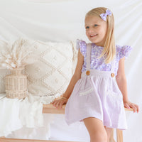 Muslin Suspender Skirt - Viola