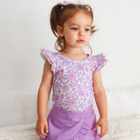 Floral Short Sleeve Flutter - Haven