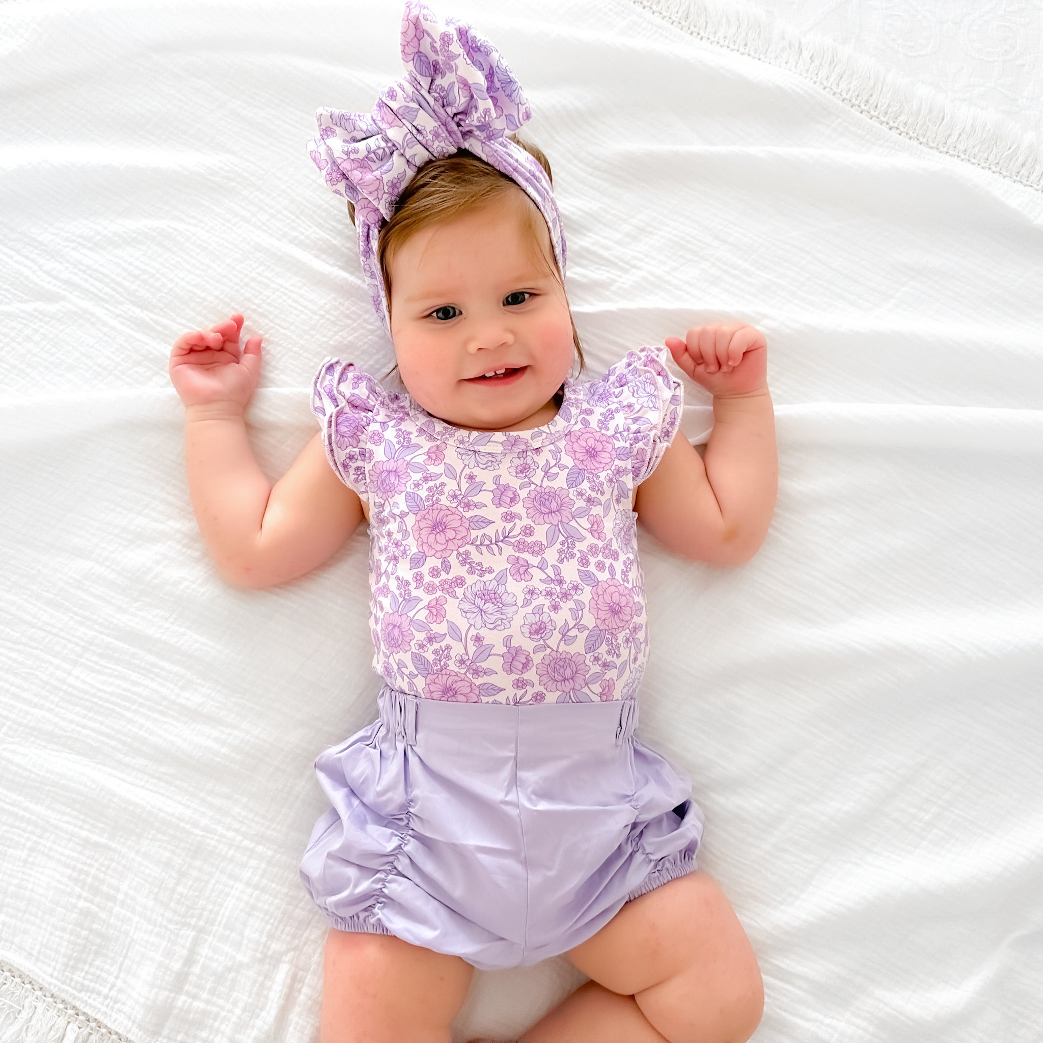Floral Short Sleeve Flutter - Haven