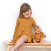 Dolly - Honey Mustard LS Cozy Dress