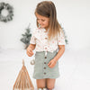Cord Skirt - Sage