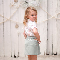 Cord Skirt - Sage