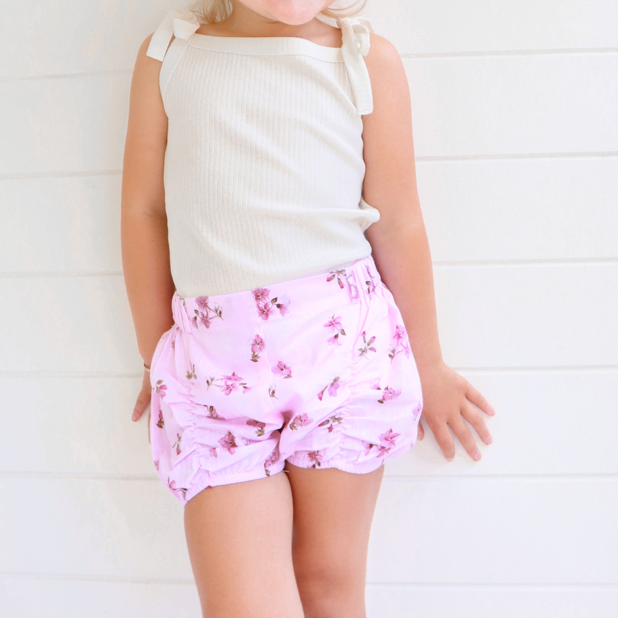 Shorts & Bow - Baby Pink – La Sienna Couture