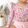 Floral Long Sleeve Flutter - Junie