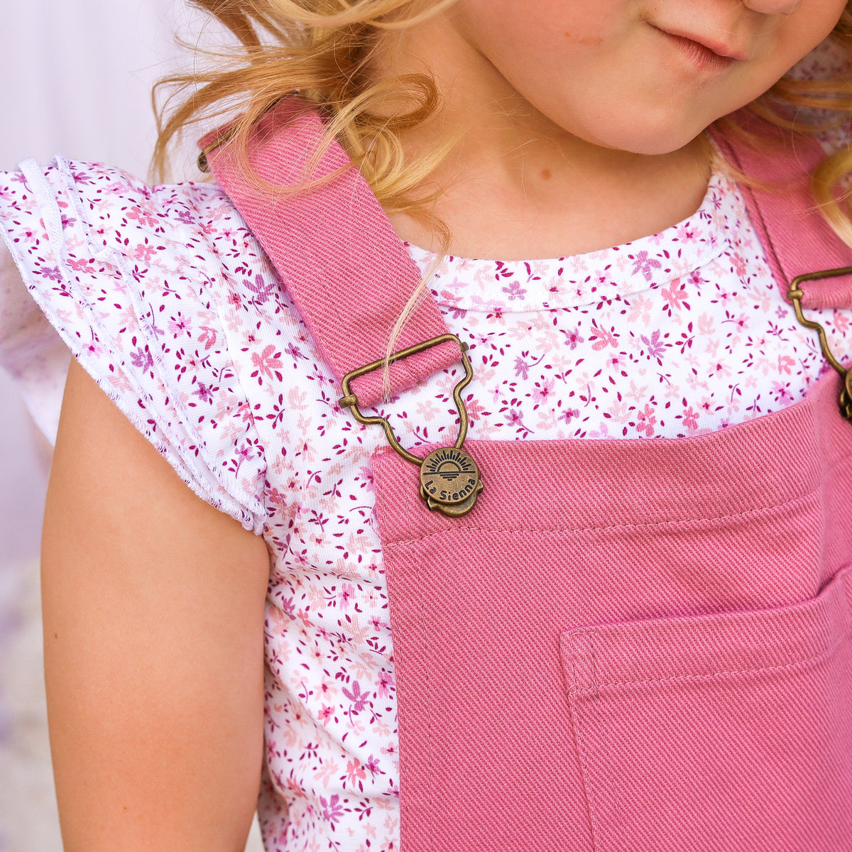 Floral Short Sleeve Flutter - Lara