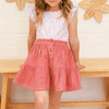 Muslin Ruffle Button Skirt - Tuscany