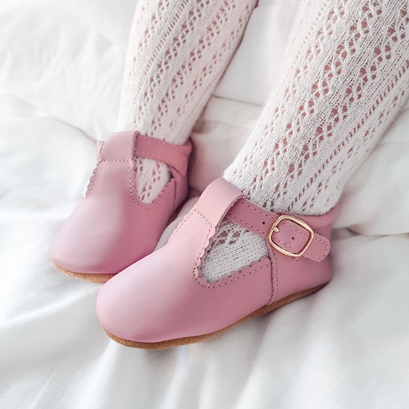 T-Bar Shoes - Lavender Rose