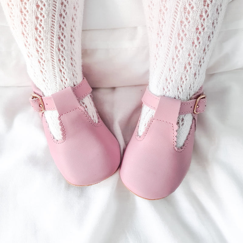 T-Bar Shoes - Lavender Rose