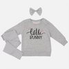 Easter Personalised Crew Neck - Little Bunny - Grey