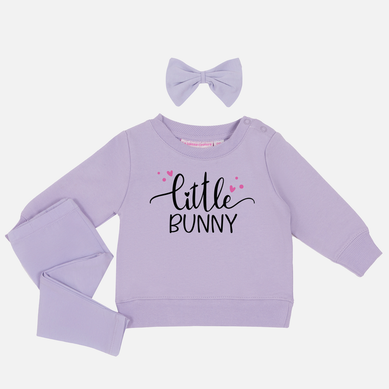 Easter Personalised Crew Neck - Little Bunny - Lilac