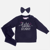 Easter Personalised Crew Neck - Little Bunny - Navy