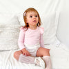 Cozy Long Sleeve Flutter - Petal Pink