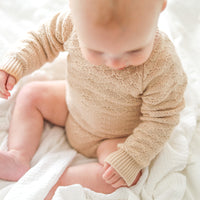 Montee Knitted Romper - Oatmeal