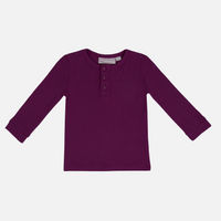 Cozy Long Sleeve Bodysuit/Top - Regal Purple