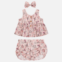 Peplum Top Set - Azalea