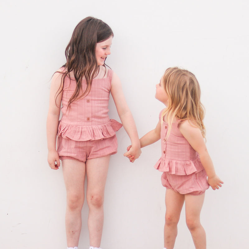 Posie Shorts - Dusty Pink Noella