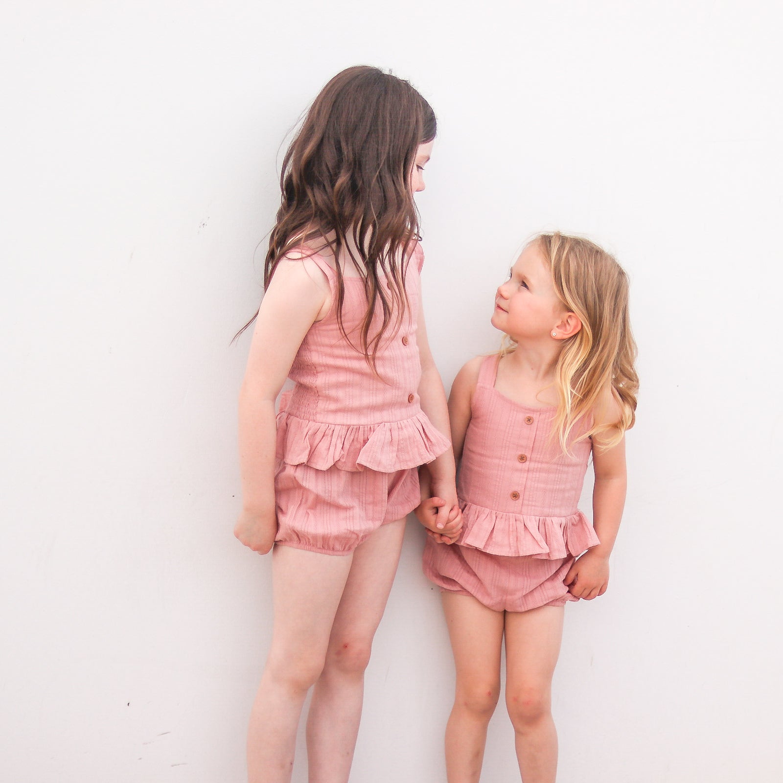 Shorts & Bow - Baby Pink – La Sienna Couture