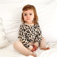 Leopard Knit - Oatmeal