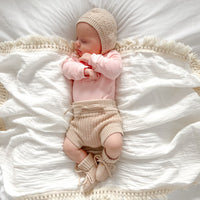 Montee Knitted Bonnet - Oatmeal