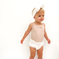 Dainty Waffle Singlet - Oatmeal