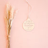 Ornament - Bauble First Christmas - Custom Name