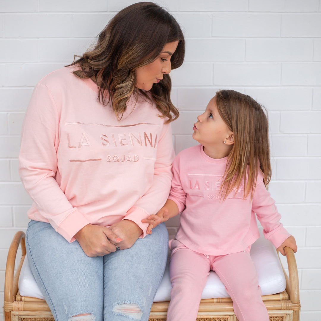 Mummy Squad Sweater Peachy – La Sienna Couture1