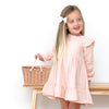 Muslin Ruffle Dress - Peach Blossom