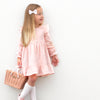Muslin Ruffle Dress - Peach Blossom