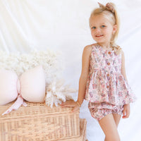 Peplum Top Set - Azalea
