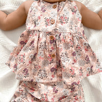 Peplum Top Set - Azalea
