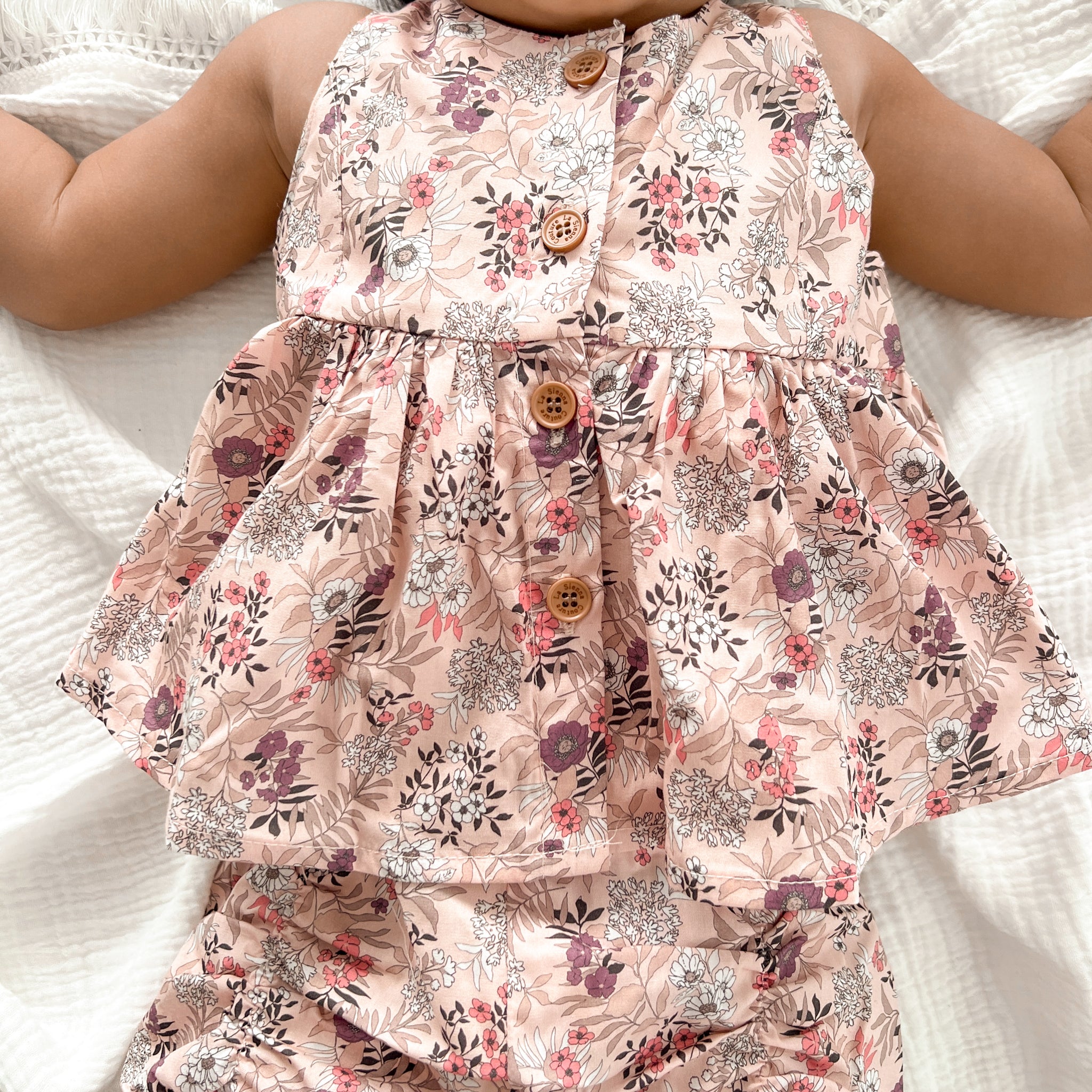 Peplum Top Set - Azalea