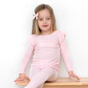 Cozy Long Sleeve Flutter - Petal Pink