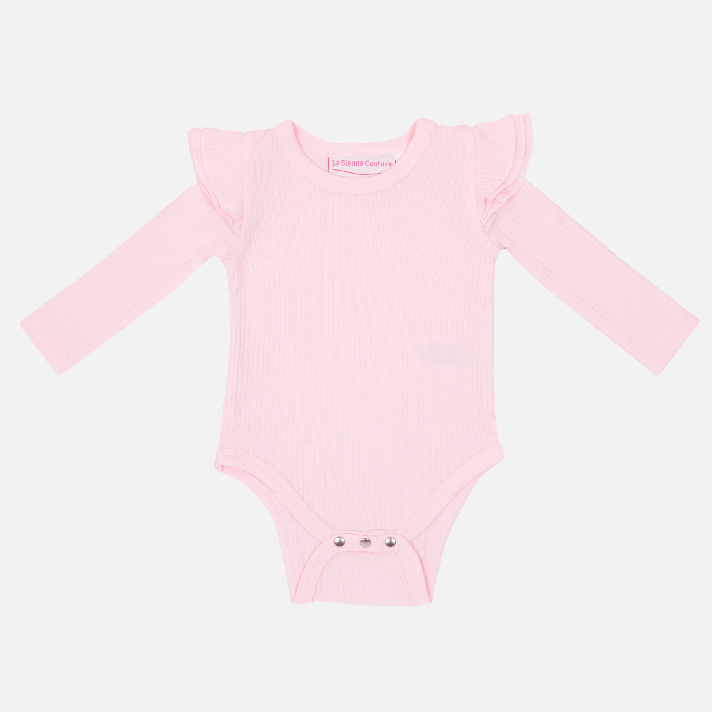 Cozy Long Sleeve Flutter - Petal Pink