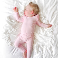 Cozy Long Sleeve Flutter - Petal Pink